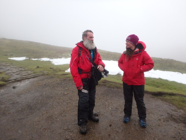 John Bamber and several tons of camera arrived just behind Javed