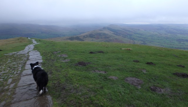 The Great Ridge ahead in the murk