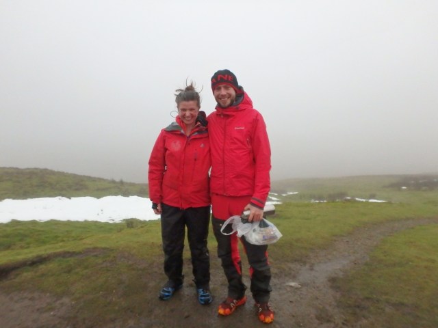 Ellie West and Matt Green from Summit Fever Media drop in to show their support