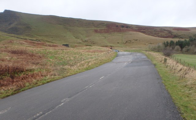 Looking back towards the Great Ridge escarpment ….