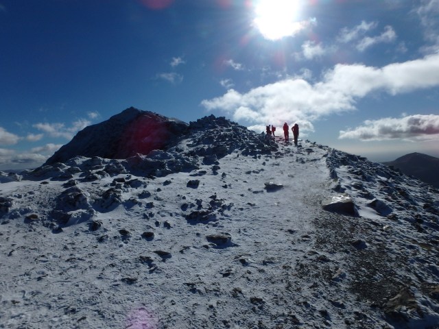 Above Bwlch Glas, heading for the summit of Yr Wyddfa