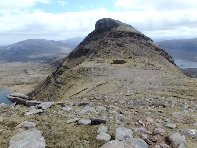 Looking back towards Spidean Coinich