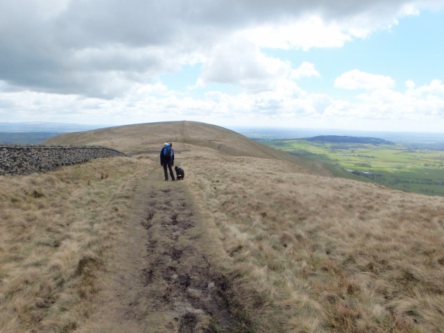 Nearly at Parlick ….