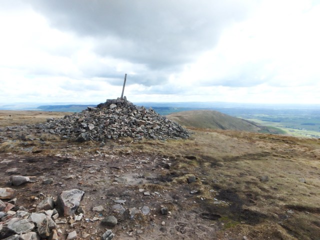 Looking back towards Parlick