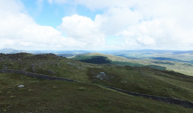 View of Dduallt from Rhobell Fawr