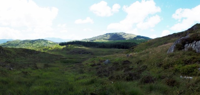 Looking back towards Rhobell Fawr from the Dduallt Ridge