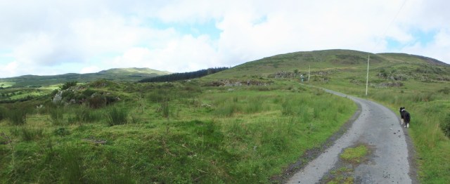 Starting out with Rhobell Fawr on the skyline, left of centre