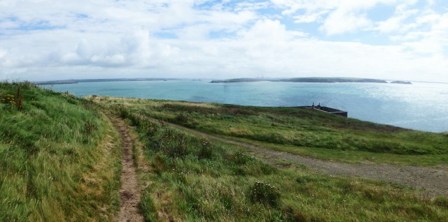 The view into Milford Haven from the West Blockhouse