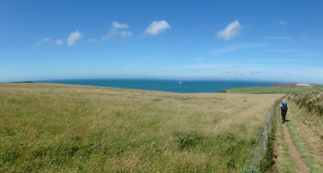 Heading back out to the Coastal Path