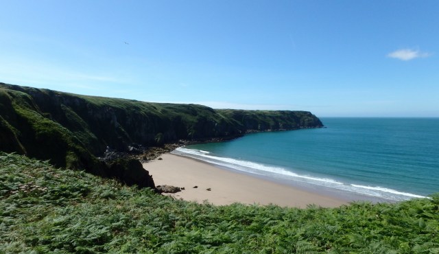 The route back – along the cliff tops