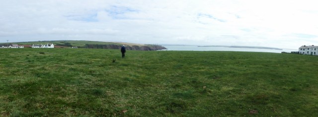 Heading north, with Milford Haven in the far distance