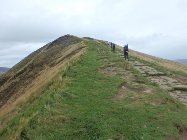 The path to the summit of Mam Tor