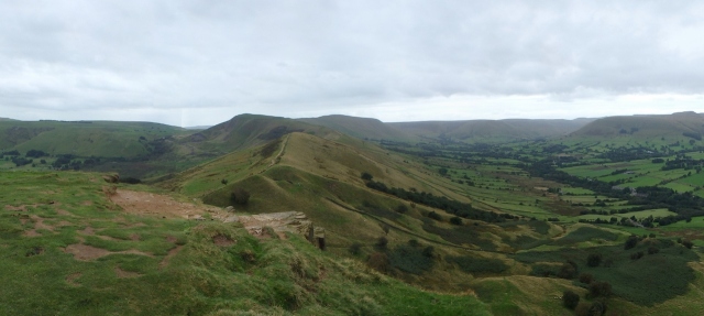 Looking back to Mam Tor from Back Tor