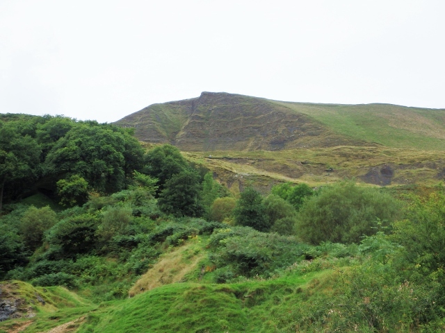 The East Face of Mam Tor, which gives the hill the title ‘The Shivering Mountain’