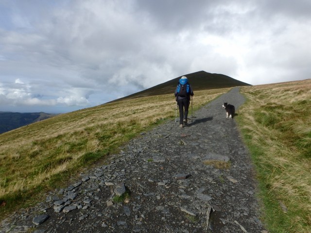 Heading for Skiddaw, with Little Man looming ahead