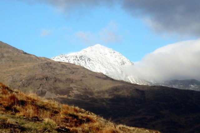 The view across to Yr Wyddfa (Snowdon) on the Beddgelert walk (post #213)