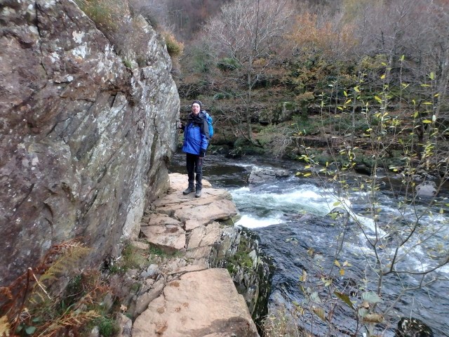 …. sometimes a bit too directly above the river for some!